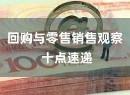 回购与零售销售观察 十点速递