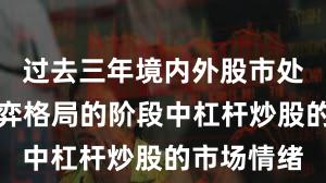 过去三年境内外股市处于存量博弈格局的阶段中杠杆炒股的市场情绪